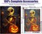 Nightmare Full Round Drill Mosaic Diamond Art Kits for Beginners Relax